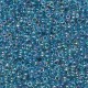 Miyuki rocailles Perlen 11/0 - Marine blue lined crystal ab 11-279